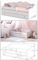 Emma kinderbed 160x80 | Bed voor een meisjeskamer, Ophalen, Zo goed als nieuw, 180 cm of meer, 85 tot 100 cm