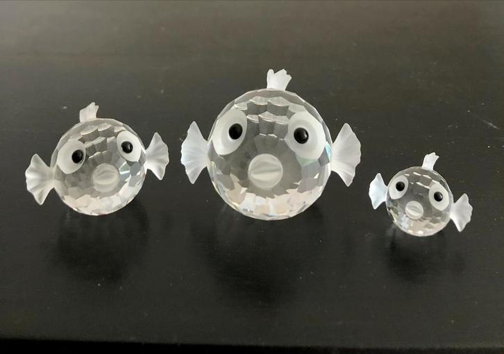 Swarovski Kogelvis familie, Verzamelen, Swarovski, Zo goed als nieuw, Figuurtje, Ophalen of Verzenden