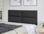Bed Headboard 80x30 cushion black velvet/Hoofdbord fluwelen, Ophalen, Overige materialen, Zwart, Overige maten