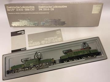 * 2 KROKODILLEN * Märklin 3300 * Beide locs van METAAL ! * 2 beschikbaar voor biedingen