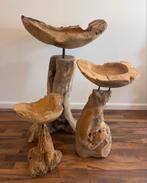 Wilde schalen op voet in 3 maten -50/70/115cm hoog, Antiek en Kunst, Ophalen