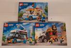 Lego City Foodtrucks 60253, 60384, 60404 - Zo goed als nieuw, Ophalen of Verzenden