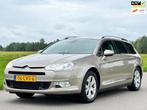 Citroen C5 Tourer 1.6 THP Exclusive/aut/xenon/navi/leder/pse, Auto's, Euro 5, Gebruikt, Leder en Stof, Beige
