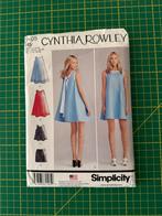 Naaipatronen Cynthia Rowley jurk zeer Zeldzaam maten 40-48, Hobby en Vrije tijd, Kledingpatronen, Overige merken, Overige typen