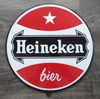 Omstreeks 1950 - 1970 Cafe Kroeg HEINEKEN Bier Emaille Bord