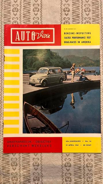 AutoVisie 1961: Peugeot 404, Opel Rekord P1, Ford Fairlane beschikbaar voor biedingen