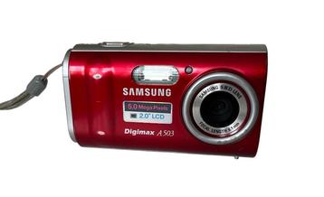 Samsung Digimax A503 - Rood compleet! beschikbaar voor biedingen