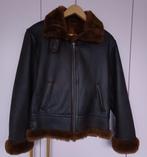 Dames leren lammycoat/piloten jack, Ophalen of Verzenden, Nieuw, Bruin