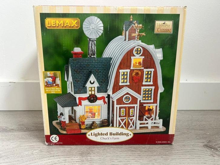 Lemax Chuck's Farm 65404 - ZELDZAAM & VINTAGE, Diversen, Kerst, Zo goed als nieuw, Ophalen of Verzenden