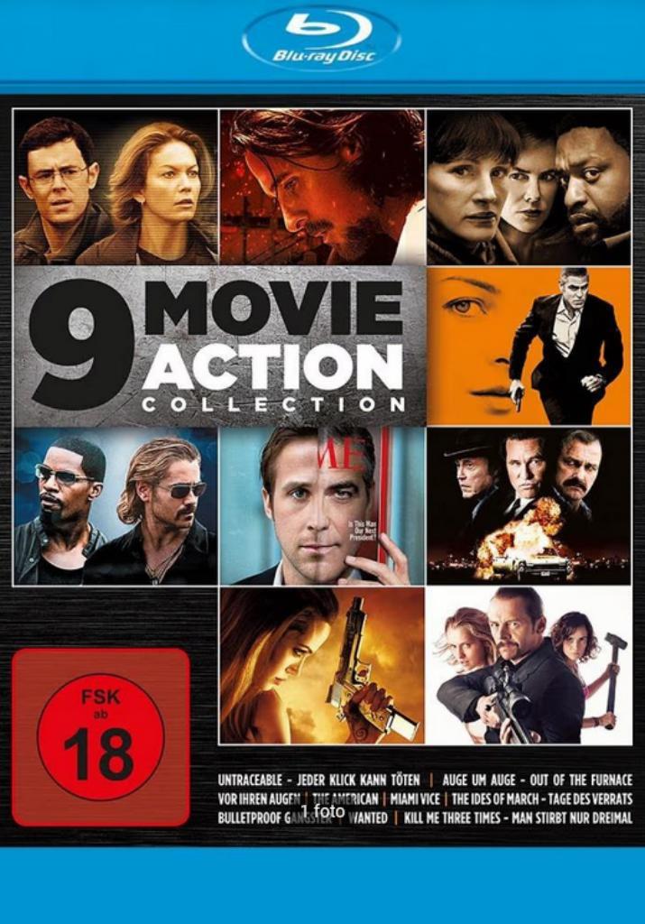 9 MOVIE ACTION COLLECTION (3 BLU RAY,DUITSE Ondertiteling!!), Cd's en Dvd's, Blu-ray, Zo goed als nieuw, Actie, Boxset, Ophalen of Verzenden
