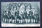 Der Schlafflertanz in Munchen, Kronergruppe, 1900, Verzamelen, Ansichtkaarten | Themakaarten, Verzenden, Voor 1920, Gelopen, Muziek