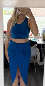 Rok & top set, Maat 38/40 (M), Blauw, Ophalen of Verzenden, Zo goed als nieuw
