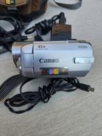 Mooie kleine Canon FS100 SD Camcorder/ videocamera incl acce, Full HD, Canon, 20x of meer, Ophalen of Verzenden