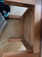 Vierkant Massief salon tafel, 50 tot 100 cm, Vierkant, Zo goed als nieuw, Minder dan 50 cm