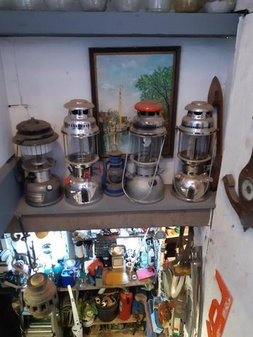 olielampen , vislampen .  beschikbaar voor biedingen