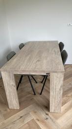 Lamulux eettafel 190 x 90 ( 4 personen ) met stoelen, Huis en Inrichting, Tafels | Eettafels, 50 tot 100 cm, Overige materialen