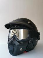 Scooter helm met bril, Overige merken, Offroadhelm, XL, Ophalen of Verzenden