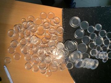 138 stuks Transparante Capsulehouder Case beschikbaar voor biedingen