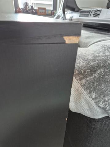 Malm ladekast ikea zwart/bruin - afbeelding 3