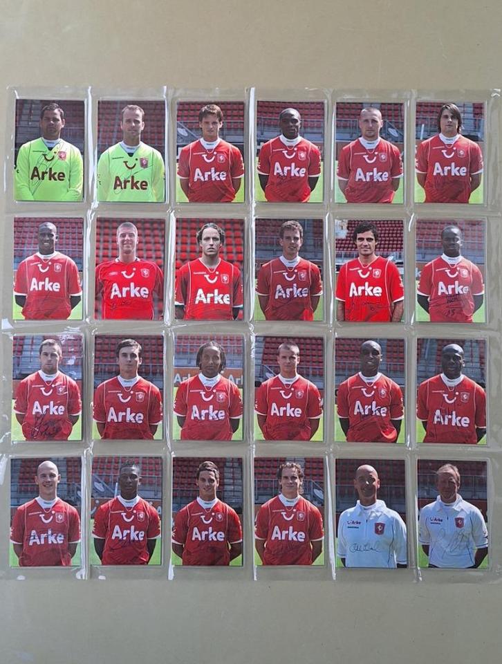vintage FC Twente voetbalplaatjes selectie seizoen 2008-2009, Verzamelen, Sportartikelen en Voetbal, Gebruikt, Poster, Plaatje of Sticker