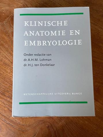 Studieboek Klinische Anatomie en Embryologie 1079 pagina's beschikbaar voor biedingen