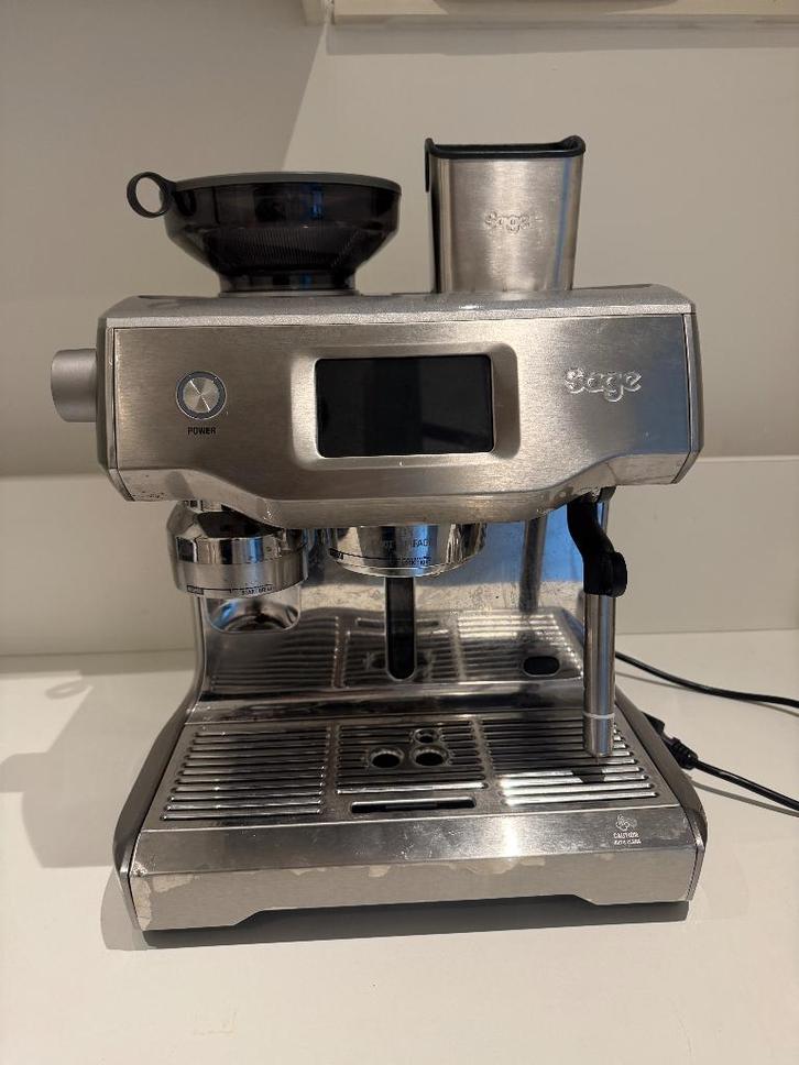 Sage oracle touch (termostaat defect), Witgoed en Apparatuur, Koffiezetapparaten, Gebruikt, Koffiebonen, Espresso apparaat, 2 tot 4 kopjes