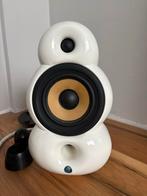 Scandyna SmallPod Wit (Set van 2) + Muurbeugels, Audio, Tv en Foto, Luidsprekers, Gebruikt, Minder dan 60 watt, Front, Rear of Stereo speakers