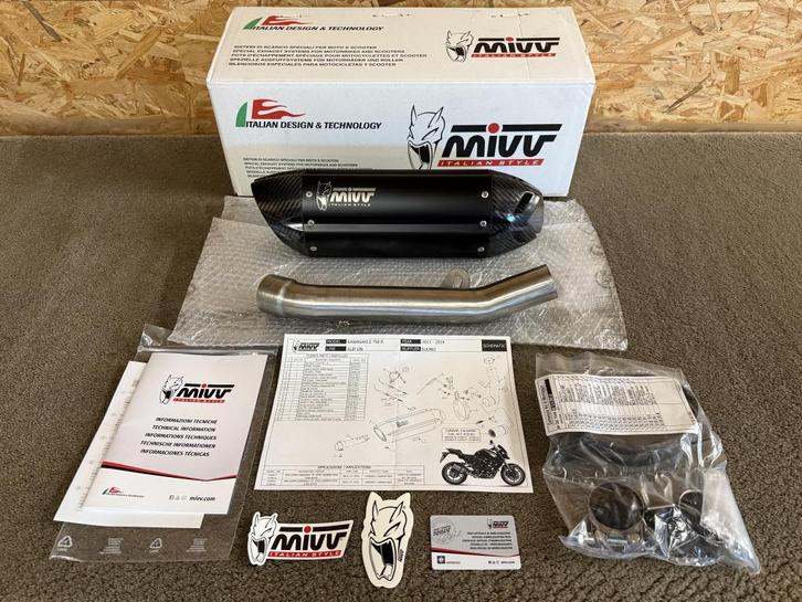Mivv Suono uitlaat demper Kawasaki Z750R Z 750 R 2011-2014, Motoren, Onderdelen | Kawasaki, Nieuw, Verzenden