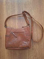 Spikes & Sparrow dames tas - leer - cognac, Ophalen of Verzenden, Zo goed als nieuw, Bruin, Handtas