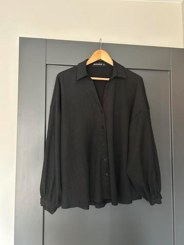Fijne soepelvallende blouse van Guts&Gusto zwart maat M beschikbaar voor biedingen