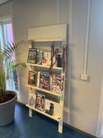 Tijdschriftrek wit hout, Huis en Inrichting, Woonaccessoires | Krantenbakken en Lectuurbakken, Ophalen, Zo goed als nieuw