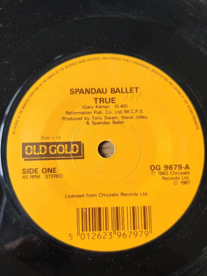602 - Spandau Ballet - UK persing, Cd's en Dvd's, Vinyl Singles, Gebruikt, Single, Pop, 7 inch, Verzenden