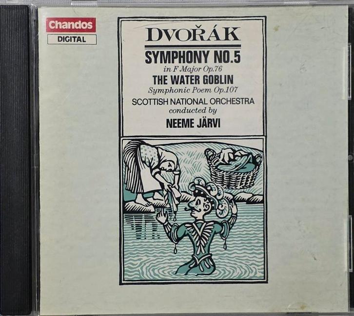 Dvořák - Symfonie nr. 5 & De Watergeest - Chandos CD, Cd's en Dvd's, Cd's | Klassiek, Zo goed als nieuw, Orkest of Ballet, Romantiek