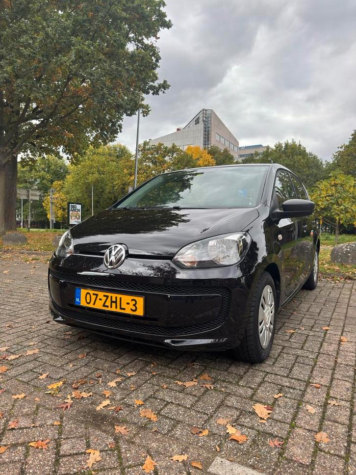 Volkswagen up! 1.0 44KW 2012 Zwart Orig. NL NAP, Auto's, Volkswagen, Particulier, up!, ABS, Airbags, Airconditioning, Bochtverlichting