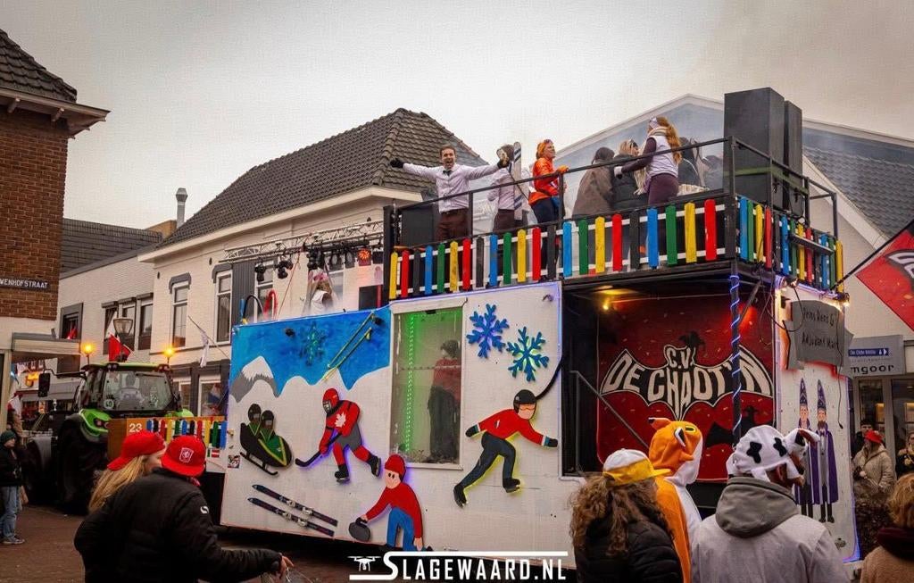 Carnavals wagen te koop, Hobby en Vrije tijd, Feestartikelen, Gebruikt, Feestartikel, Carnaval, Ophalen