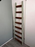 Leuke teak houten industriële design Ladder kledingrek, Ophalen of Verzenden, Minder dan 2 meter