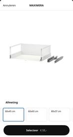 Ikea Metod Maximera lades en Utrusta front, Huis en Inrichting, Keuken | Keukenelementen, Wit, Zo goed als nieuw, Minder dan 100 cm