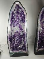 Amethist Geode (Links) met Bergkristal - 23.20kg, Verzamelen, Mineralen en Fossielen, Ophalen