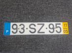 Kentekenplaat Portugal nummerbord Nummerplaat License plate, Ophalen of Verzenden, Gebruikt, Auto's