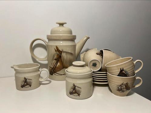 Paarden servies - Royal Schwabap Ter Steege, Verzamelen, Porselein, Kristal en Bestek, Zo goed als nieuw, Ophalen of Verzenden