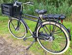 Nette mat zwarte elektrische transportfiets, Batavus, 56cm✅️, Fietsen en Brommers, Ophalen, Batavus, Zo goed als nieuw, 50 km per accu of meer