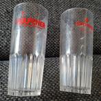 2 plastic bierglazen gulpener, Ophalen of Verzenden, Zo goed als nieuw, Bierglas