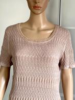 J125 Leo Guy maat 42=L truitje top fijn-gebreid beige, Kleding | Dames, Beige, Maat 42/44 (L), Leo Guy, Ophalen of Verzenden