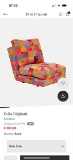 Patchwork Design stoel/bank, Huis en Inrichting, Ophalen, Minder dan 50 cm, Minder dan 75 cm, Zo goed als nieuw
