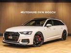 Audi A6 Avant 55 TFSI e Quattro S Line Competition 367PK, Auto's, Audi, Automaat, Gebruikt, Wit, Vierwielaandrijving