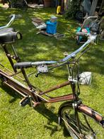 Vintage tandem , Gazelle. Nieuwe banden , verlichting defect, Ophalen, Minder dan 10 versnellingen, Gebruikt, 55 cm of meer