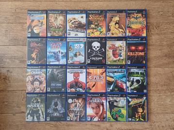 Grote set Playstation 2 (PS2) spellen beschikbaar voor biedingen