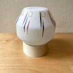 Vintage Plafoniere met handgeschilderd patroon, Gebruikt, Ophalen of Verzenden, Mid-century vintage art deco, N.v.t