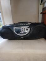 Draagbare Philips radio- cdspeler met cassetterecorder, Audio, Tv en Foto, Radio's, Ophalen, Gebruikt, Met cd-speler