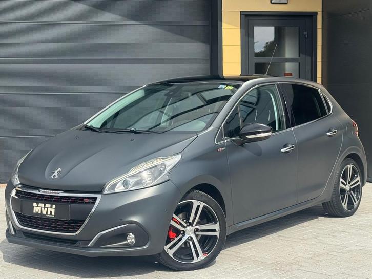 Peugeot 208 1.2 PureTech GT-line - Automaat - Mat - Pano - C, Auto's, Peugeot, Bedrijf, Te koop, ABS, Achteruitrijcamera, Airbags